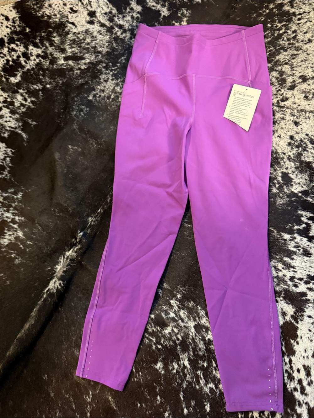 Swift Speed HR Tight 26” hemmed- Purple Women's leggings